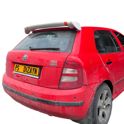 Skoda Fabia ( 2006 - 2014 ) Üniversal Plastik Spoiler